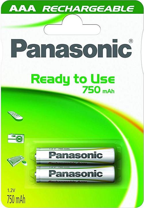 Panasonic Ricaricabile (1 pz., AAA, 750 mAh)