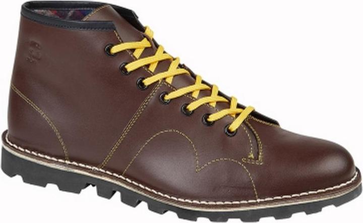 Grafters Original Retro LederSchnürschuhe Monkey