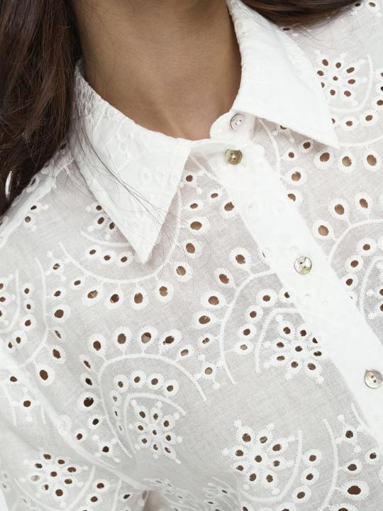 Image du produit Only Coupe décontractée Col chemise Manches avec bouton Épaule basse Chemise (S)