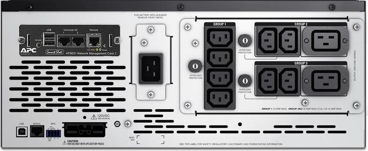 Produktbild APC Smart UPS X 2200VA Short-Depth Tower/Rack Convertible LCD 200-240V mit Netzwerk Karte (2200 VA, 1980 W, Line-Interaktiv USV)