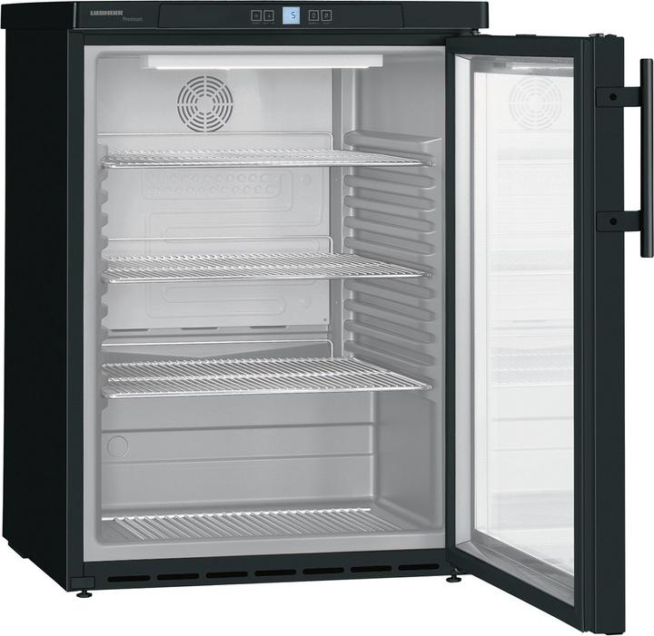 Actual product image Liebherr Recirculating Air Fridge FKUV 1613 744 Black (148 l)