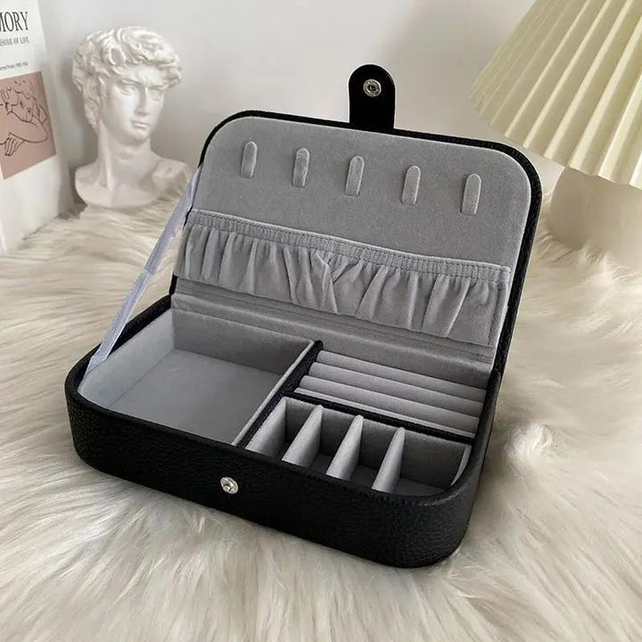 Only-Bags.Store Portable Jewelry Box Schmuck Organizer Display Travel Jewelry Case Boxen