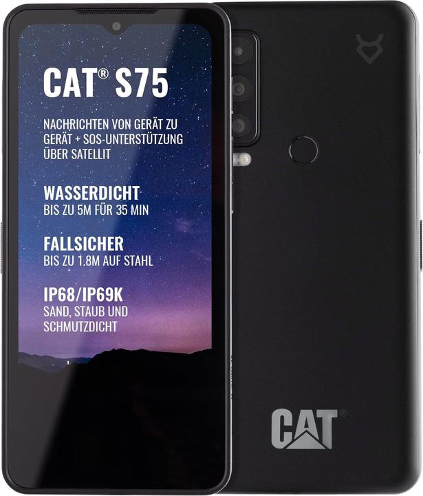 Produktbild Cat S75 (128 GB, Black, 6.58", Dual SIM, 50 Mpx, 5G)