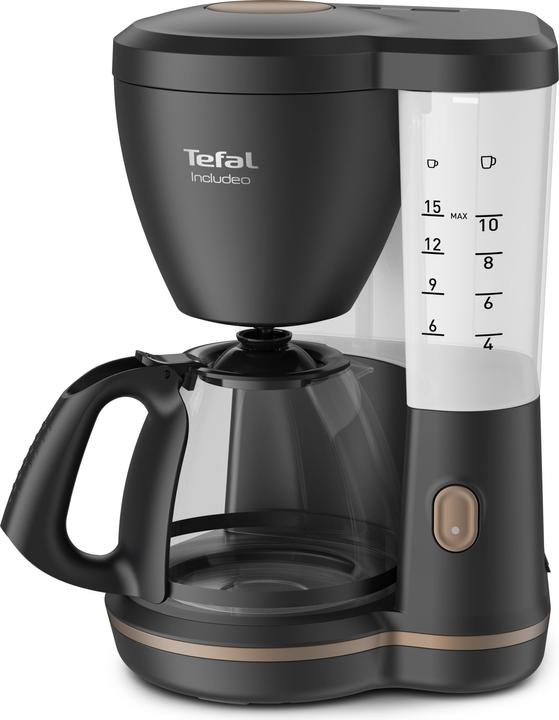 Tefal Kaffeeautomat CM5338 Includeo Glas 10-15 Tassen