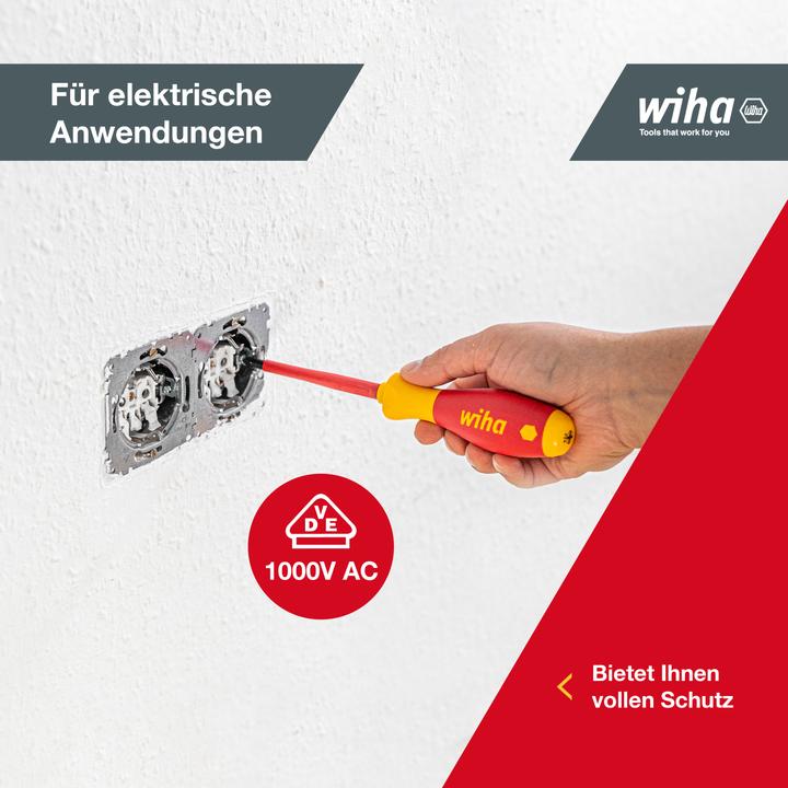Produktbild Wiha SoftFinish (Schlitzschrauben, Pozidriv-Kreuzschlitz (PZ))