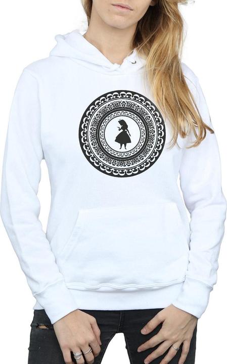 Actual product image Disney Womens/Ladies Alice In Wonderland Circle Hoodie (XXL)