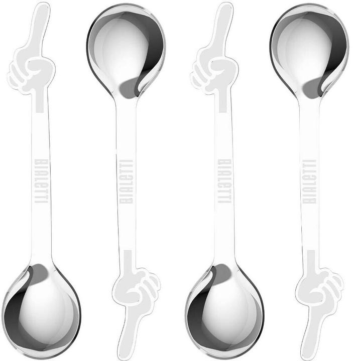 Immagine prodotto Bialetti Set 4 Cucchiai Omino (4 Pezzo/i, Misurini)