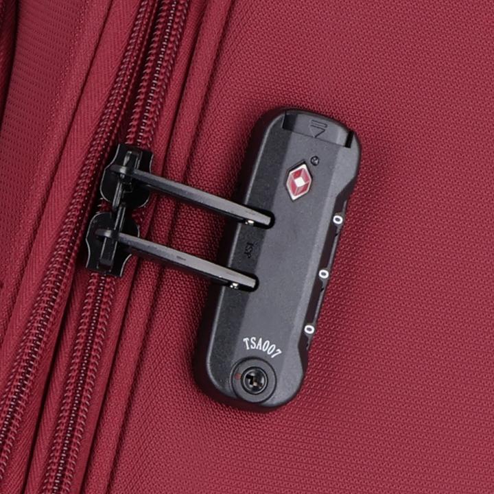 Actual product image D&N Travel Line 9704 4-wheel trolley M 68 cm with expansion fold (75 l, M (50 - 90l))