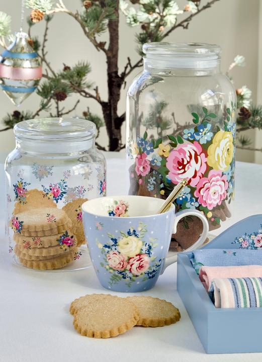 Actual product image Greengate Laura tablecloth pale pink 100 x 100 cm (100 x 100 cm)