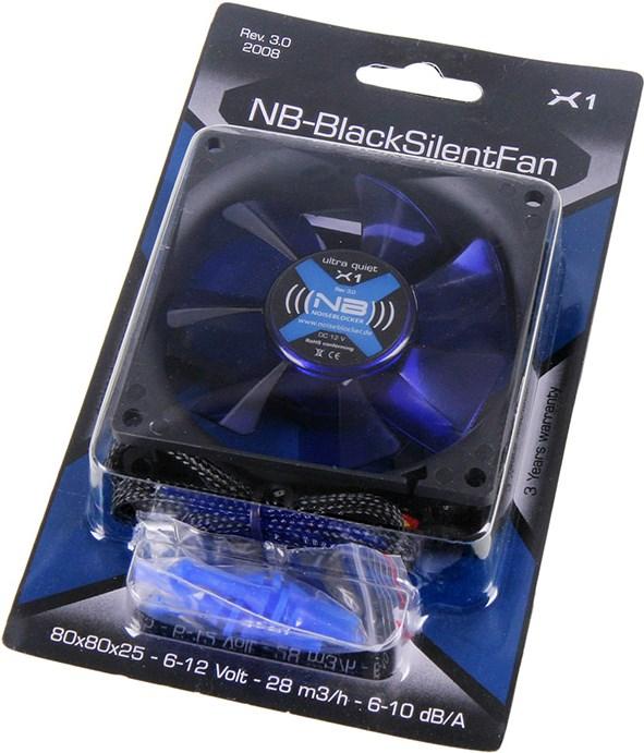 Immagine prodotto Noiseblocker BlackSilent X1 (80 mm, 1 x)