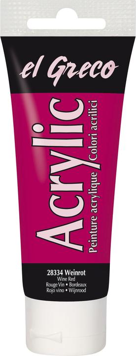 Produktbild Kreul el Greco Acrylic 75ml (Weinrot, 75 ml)