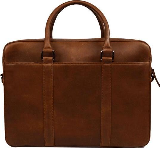 Produktbild DSTRCT Premium Collection Leren Business Laptoptas - 15,6 inch laptopvak met rits - Inclusief onderhouspakk (15.60")