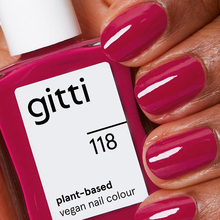 Image du produit Gitti no. 118 Nail Polish Rouge Framboise (Rouge framboise, Vernis couleur)