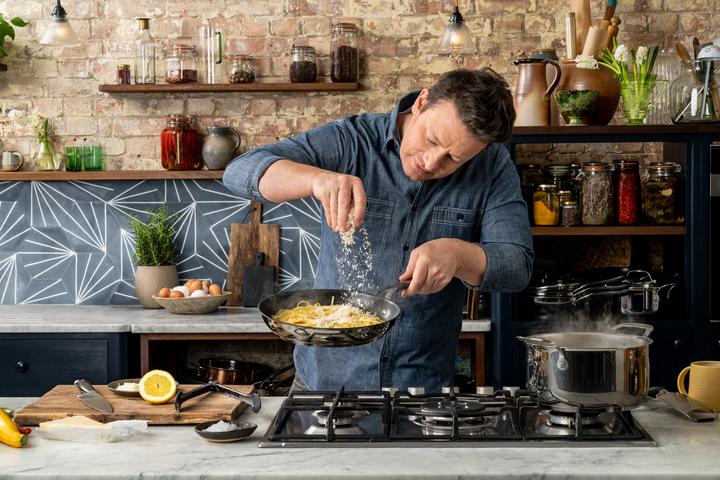 Actual product image Tefal Jamie Oliver Kitchen Essentials (24 cm, Frying pan, Stainless steel)