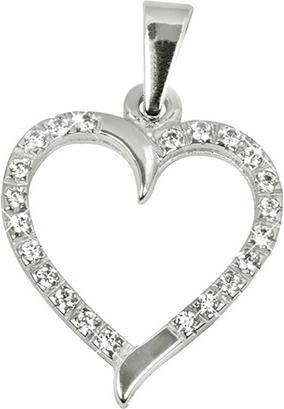 Produktbild Brilio Gold heart pendant with clear crystals 249001 00462 07