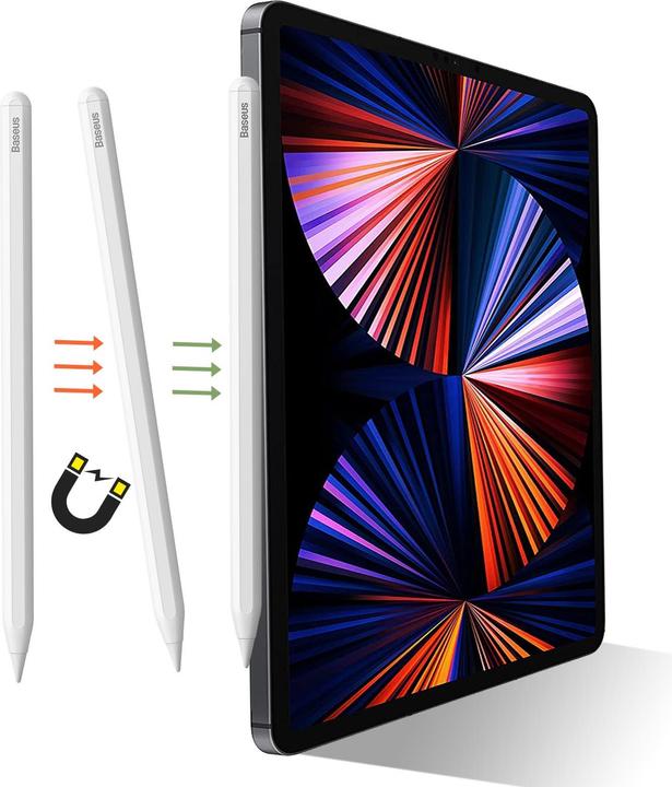 Actual product image Baseus Smooth Writing Active Stylus with LED Indicators (with Palm-rejection) White (Including: Universal T