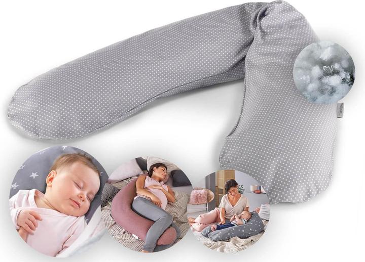 Produktbild Theraline Stillkissen "Das Original" mit Polyester Hohlfaser Füllung inkl. Bezug 190 cm (190 cm)