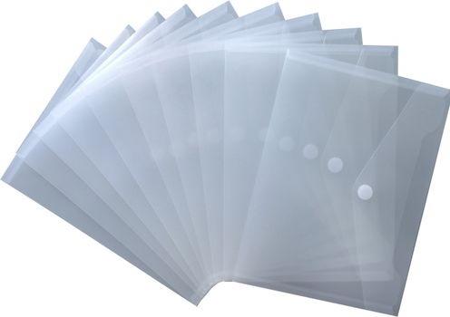 Actual product image Herba-Plastic Document pouch A5 landscape with Velcro fastener 10 pieces green (10 x)