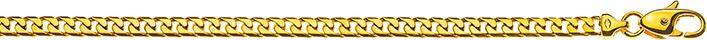 Natsumi Schmuck Armschmuck Gelbgold 18K/750 Panzer 4.0mm 19cm (19 cm, 750/18 K Gelbgold)