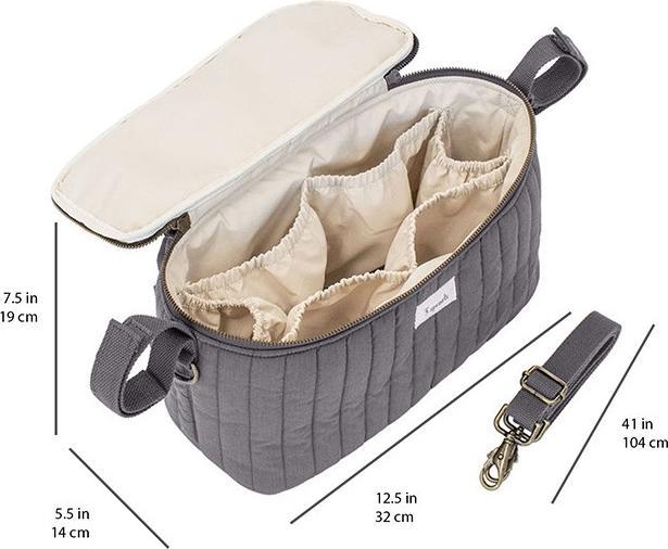 Actual product image 3 Sprouts 3Sprouts Pushchair Bumper Bag Charcoal