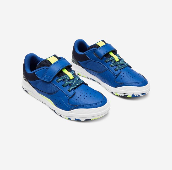 Actual product image Decathlon Sports shoes for kids with laces/velcro fastening - Playventure Yard blue (34)