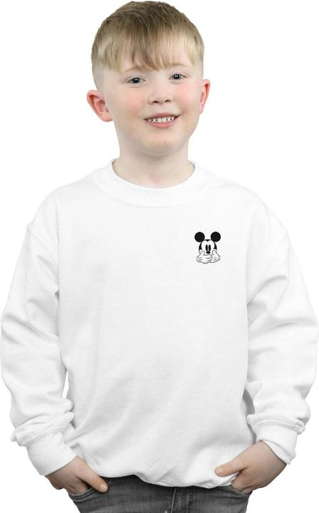 Immagine prodotto Disney Mickey Mouse Dont Speak Breast Print Felpa Ragazzi (140, 146)