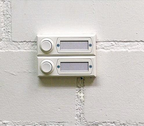 Actual product image Grothe Bell push button with name plate (Cable)