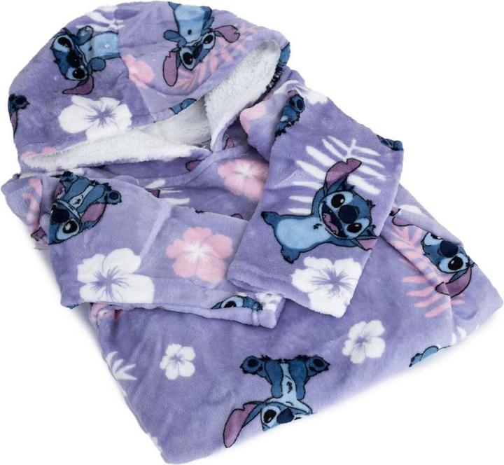 Immagine prodotto Lilo & Stitch Coperta con Cappuccio Fiori Bambini