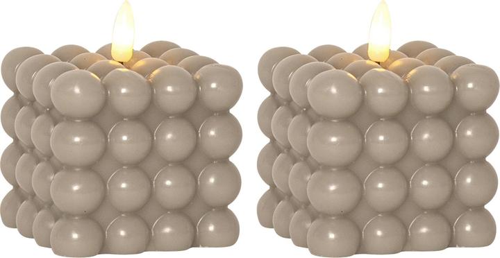 Produktbild Star Trading Bubble Kerze | LED Kerzen mit Timerfunktion | LED Kerzen flackernde Flamme | Bubble Ker (2 x)