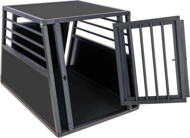 Actual product image Kerbl Dog transport box Vacation aluminium single door medium (Dog, Safety closure)