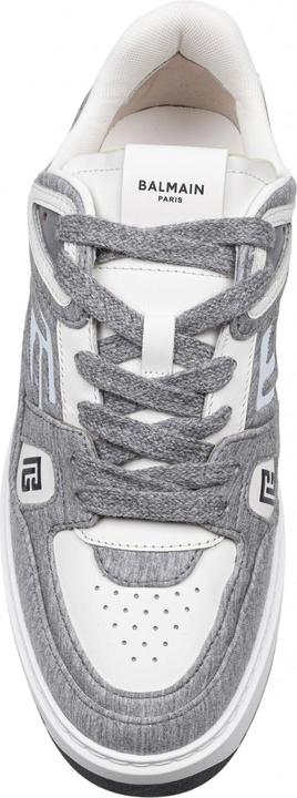 Produktbild Balmain b-court sneakers in pile and leather color grey (42)