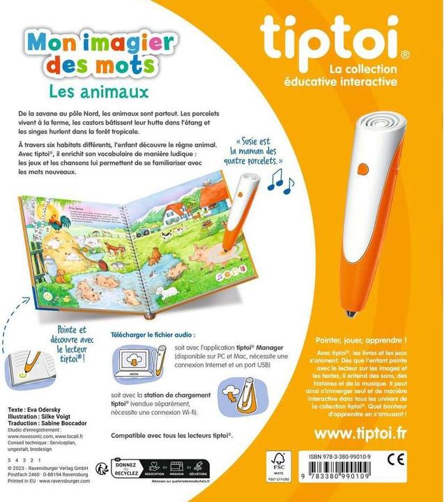 Actual product image tiptoi Le petit monde des animaux (French)