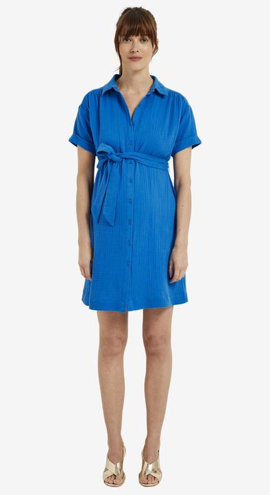 Actual product image Vertbaudet Kurzes Blusenkleid aus Musselin für Schwangerschaft & Stillzeit (46)