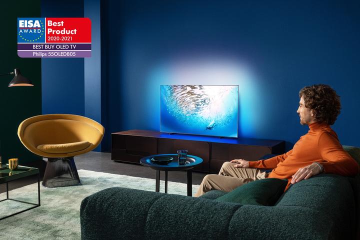 Produktbild Philips 55OLED805 Ambilight (55", OLED, 4K, 2020)