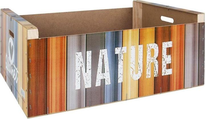 Actual product image Soler Hispania Storage box Confortime Nature Wood Coloured 58 x 39 x 21 cm (3 pieces)
