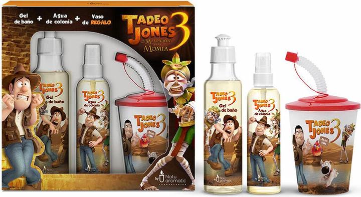 Immagine prodotto Natuaromatic Cartoon Tadeo Jones Eau De Cologne Spray 150ml Set 3 articoli (Eau de cologne, 150 ml)