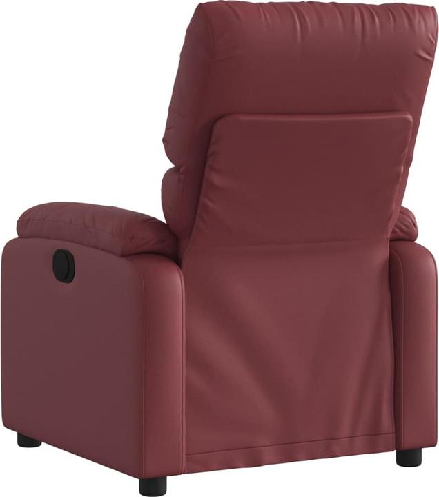 Image du produit VidaXL Fauteuil de massage vin rouge similicuir,Couleur : vin rouge,Matériaux