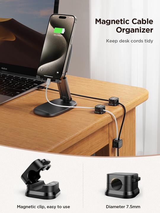 Image du produit Joyroom Organisateur de câbles magnétique Gestion des câbles