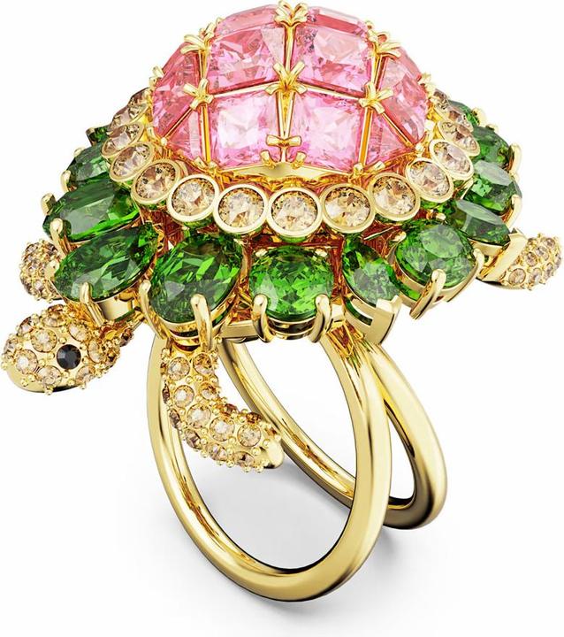 Swarovski Idyllia Cocktail Ring Schildkröte Gold (50)