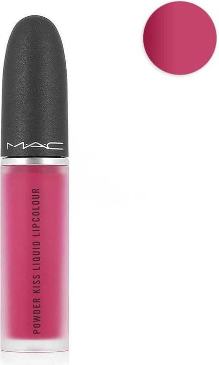 Actual product image MAC Cosmetics Powder Kiss Liquid Lipcolour (986 Make It Fashun!)