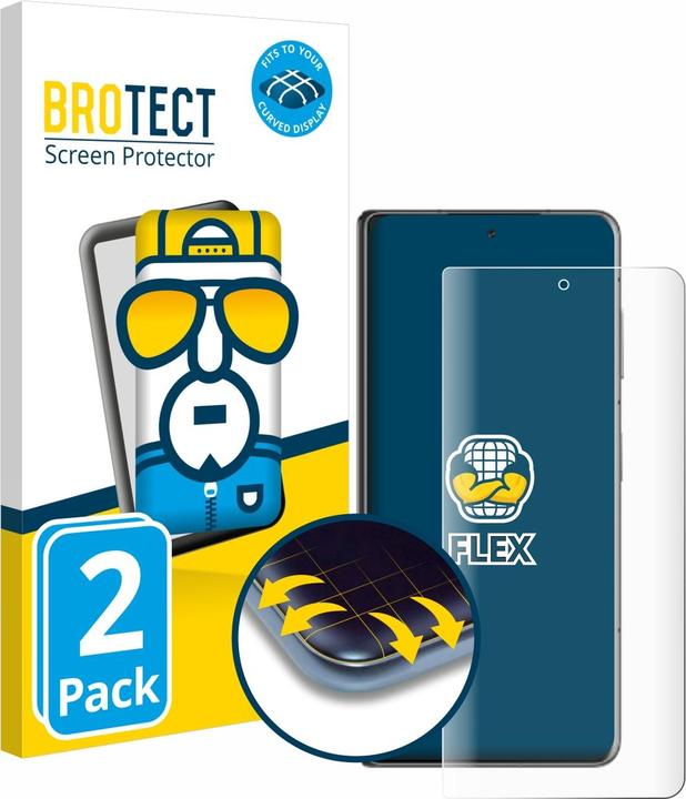 Produktbild BROTECT Fullscreen Schutzfolie Displayschutz Folie Klar Transparent (2 Stück, Honor Magic 3)
