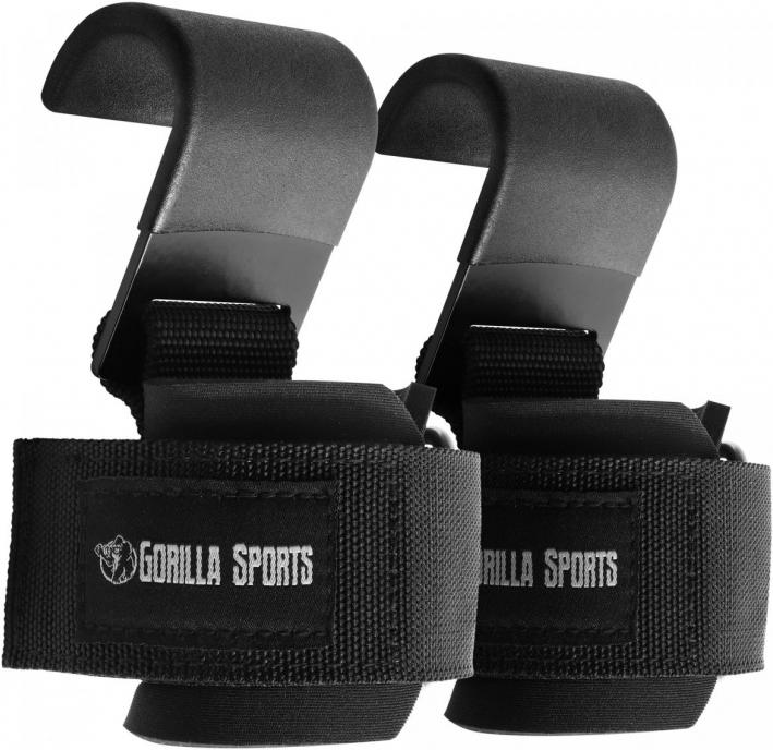 Actual product image Gorilla Sports Pulling aids with hooks set of 2