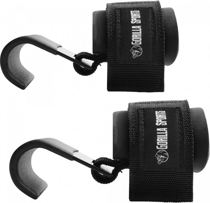 Actual product image Gorilla Sports Pulling aids with hooks set of 2