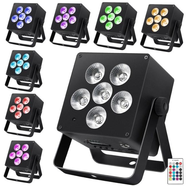 Immagine prodotto Light4Me Batteriebetriebener LED-Strahler ACCU PAR RGBWA-UV