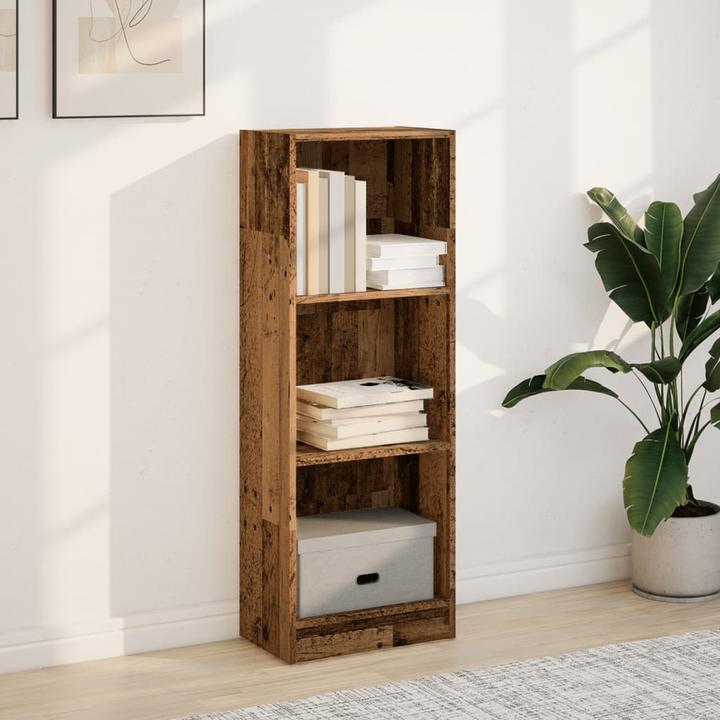 Immagine prodotto VidaXL Bücherregal Bücherschrank Standregal Büroregal Wandregal Altholz-Optik (40 x 24 x 109 cm)