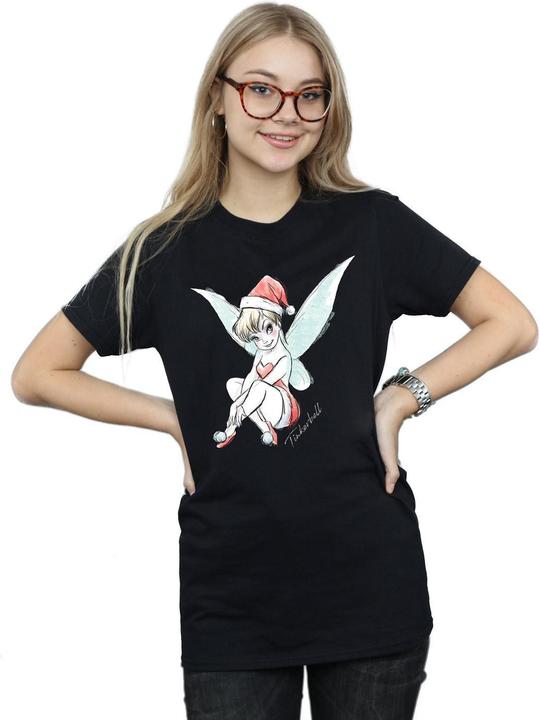 Immagine prodotto Disney Tinkerbell Christmas Fairy Maglietta Ampia Donna (M)