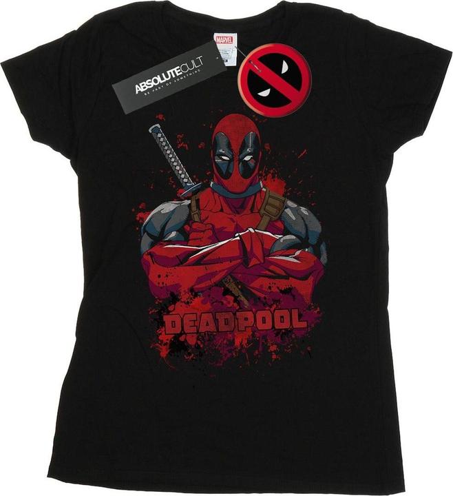 Immagine prodotto Deadpool Pose Splat Maglietta Donna (XXL)