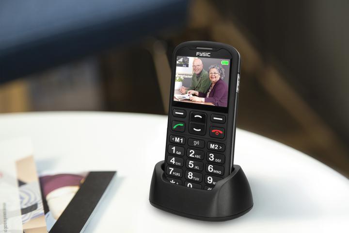 Produktbild Fysic F10 - Eenvoudige Mobiele Telefoon voor Senioren met SOS Paniekknop - Zwart (2.20", 4G)