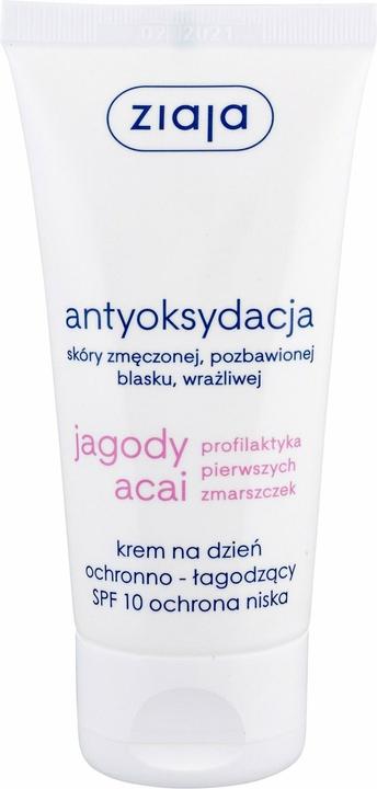 Ziaja Protective Day Cream Spf 10 Acai Berry 50 Ml (50 ml, Tagescreme, Bis SPF 10)