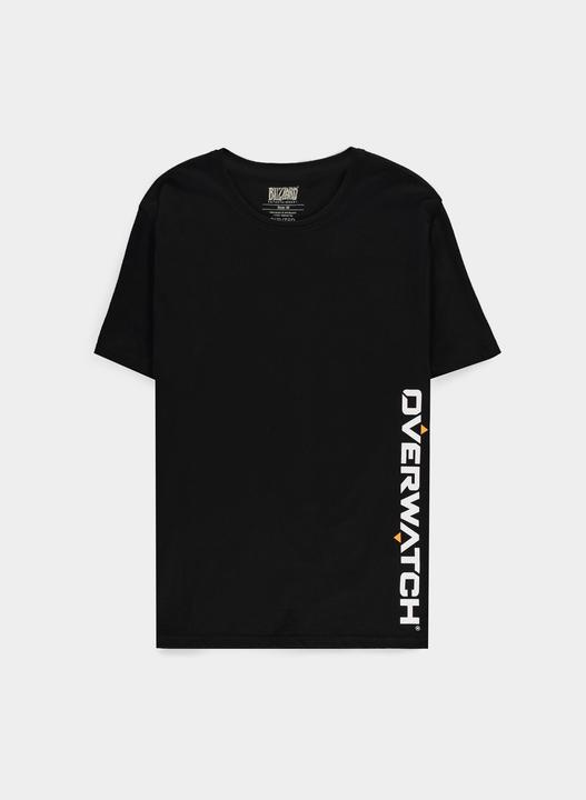 Overwatch Vertical Logo Men's Short Sleeved Tshirt (L)